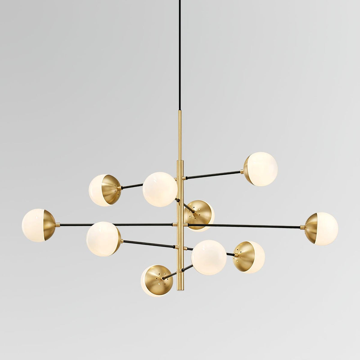 Celaora-lysekrone i elegant Waverly-glas