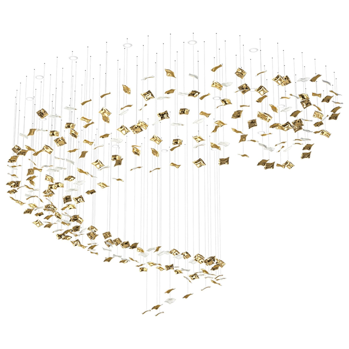 Viliros pendellampe med glasspiral