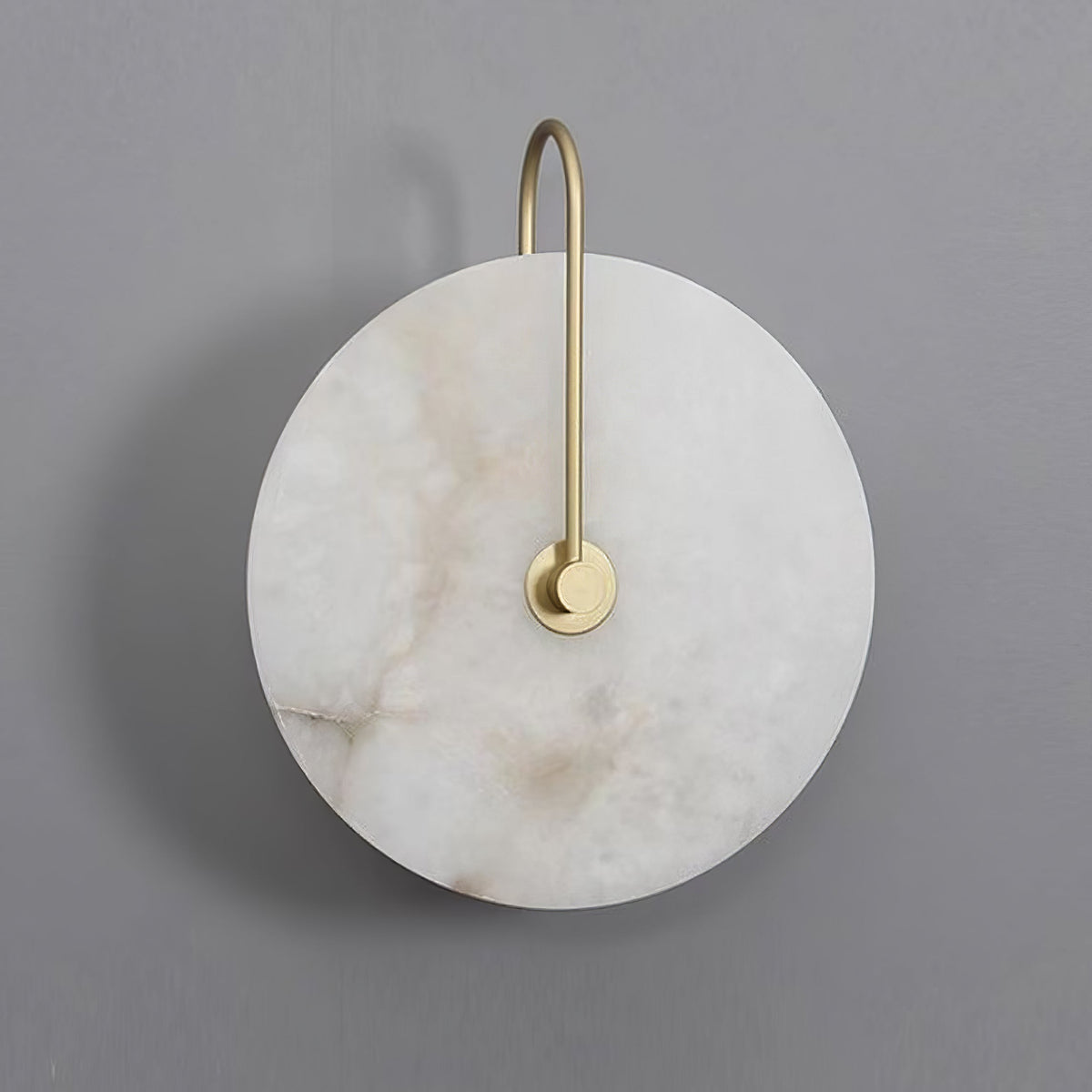 Albeenne væglampe med alabasterglobus