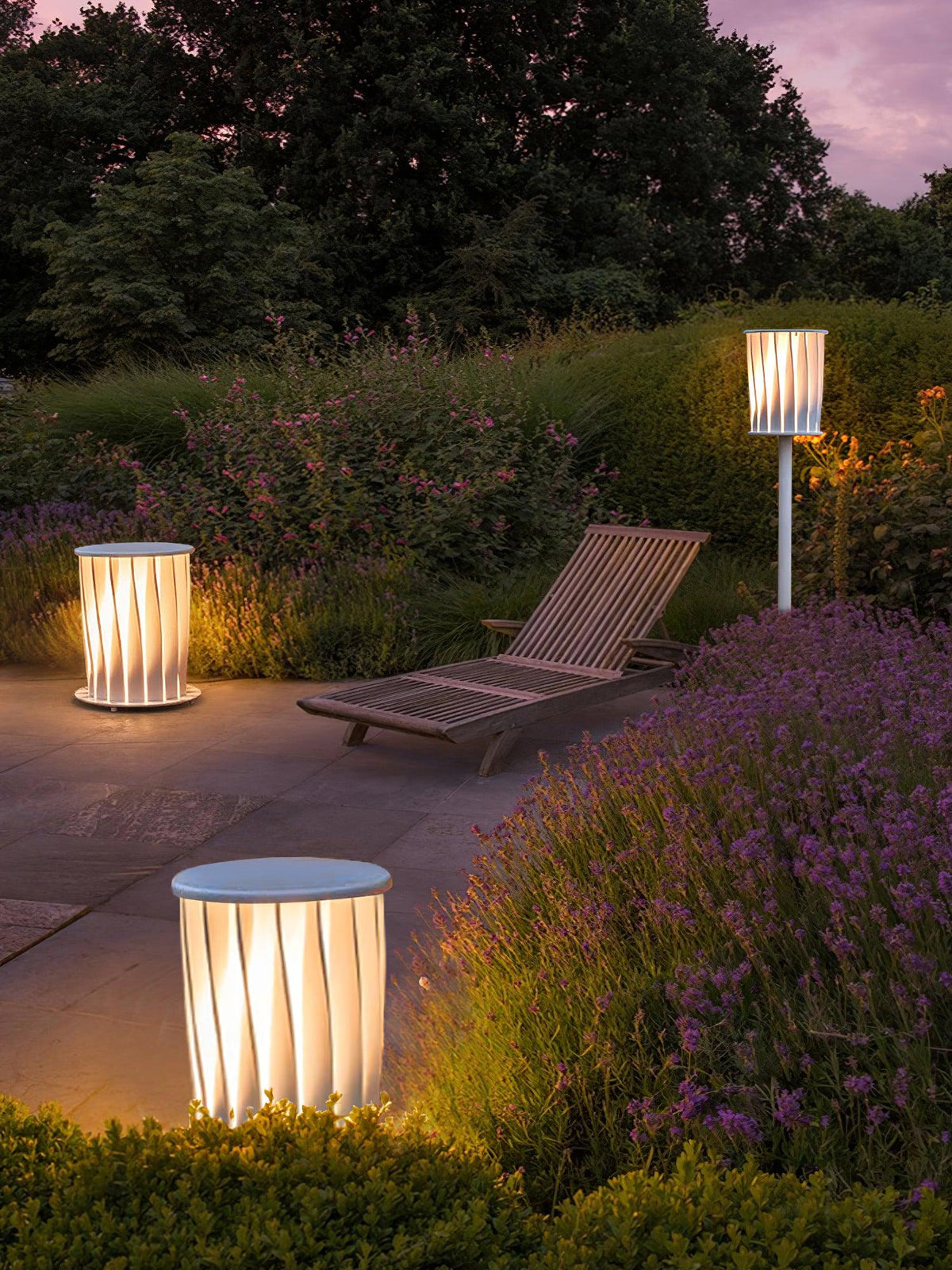 Flare Moderne udendørslampe i aluminium