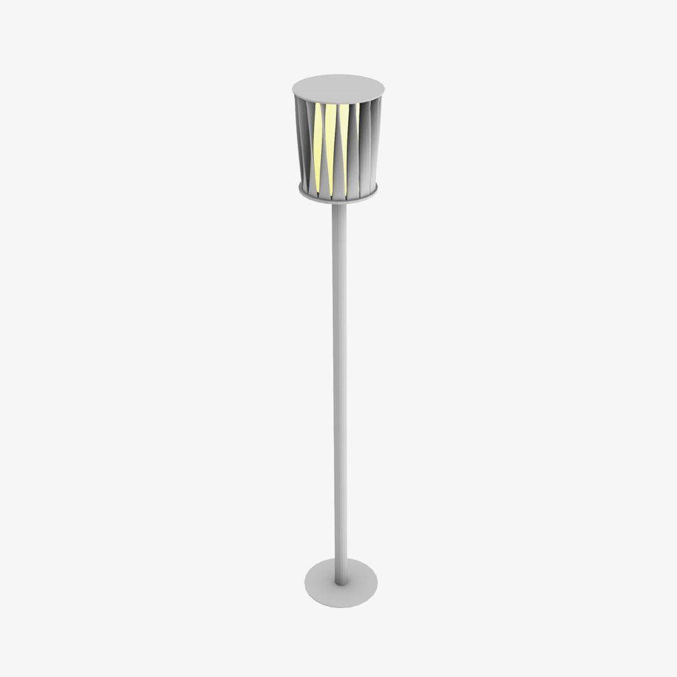 Flare Moderne udendørslampe i aluminium
