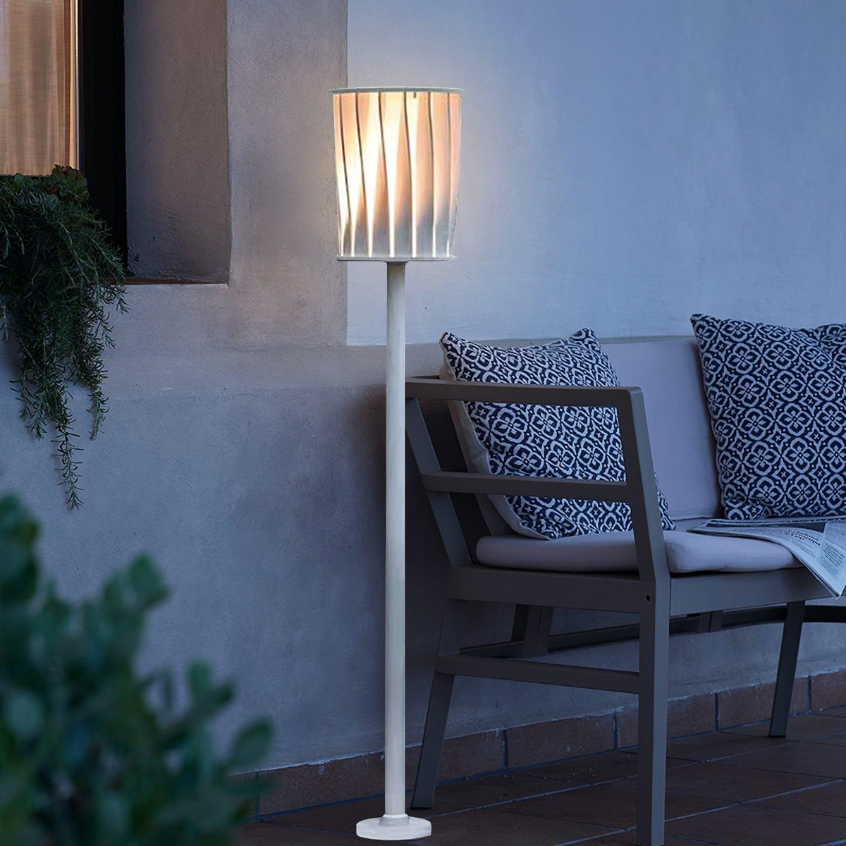Flare Moderne udendørslampe i aluminium