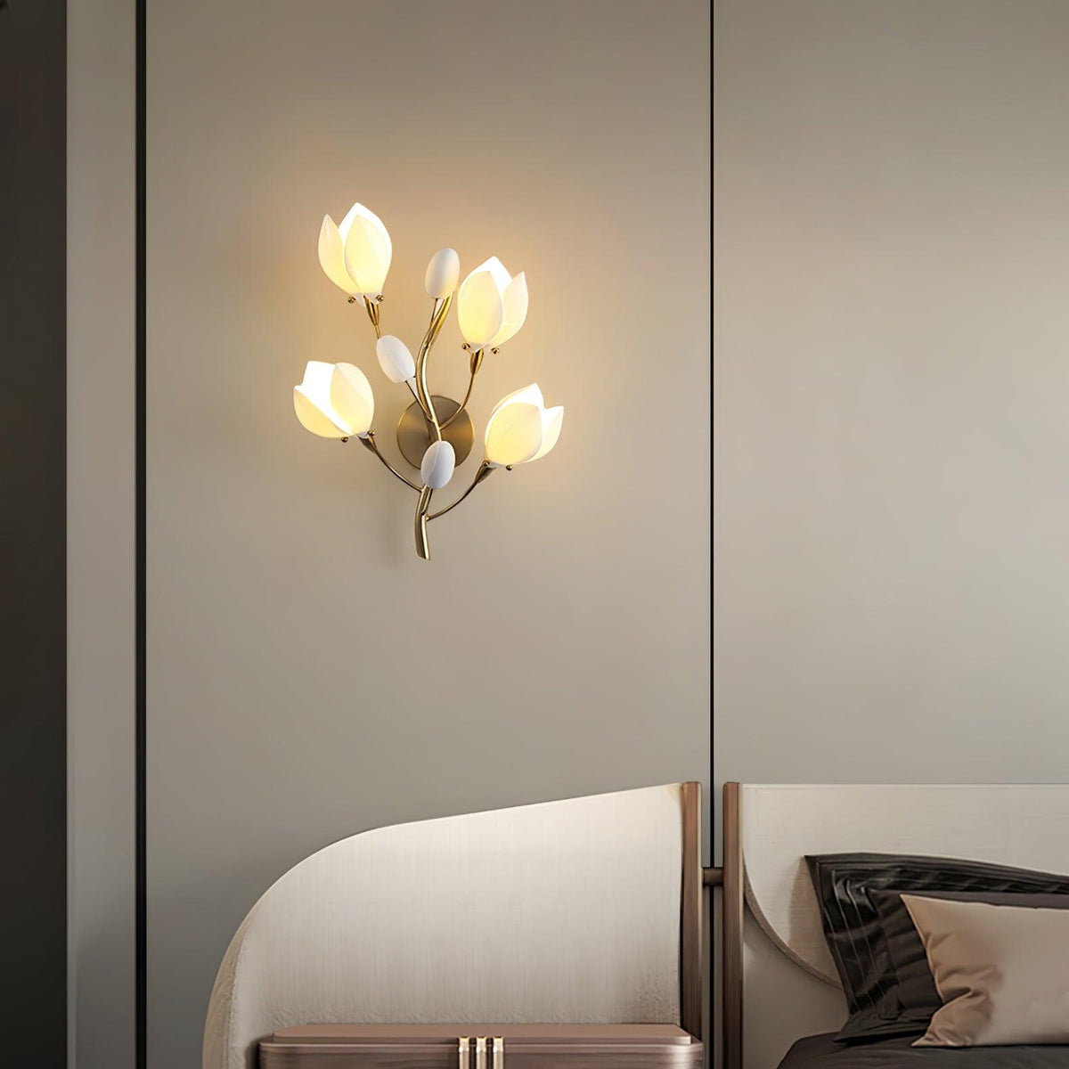 Dirixa Magnolia Elegance -keraaminen seinävalaisin