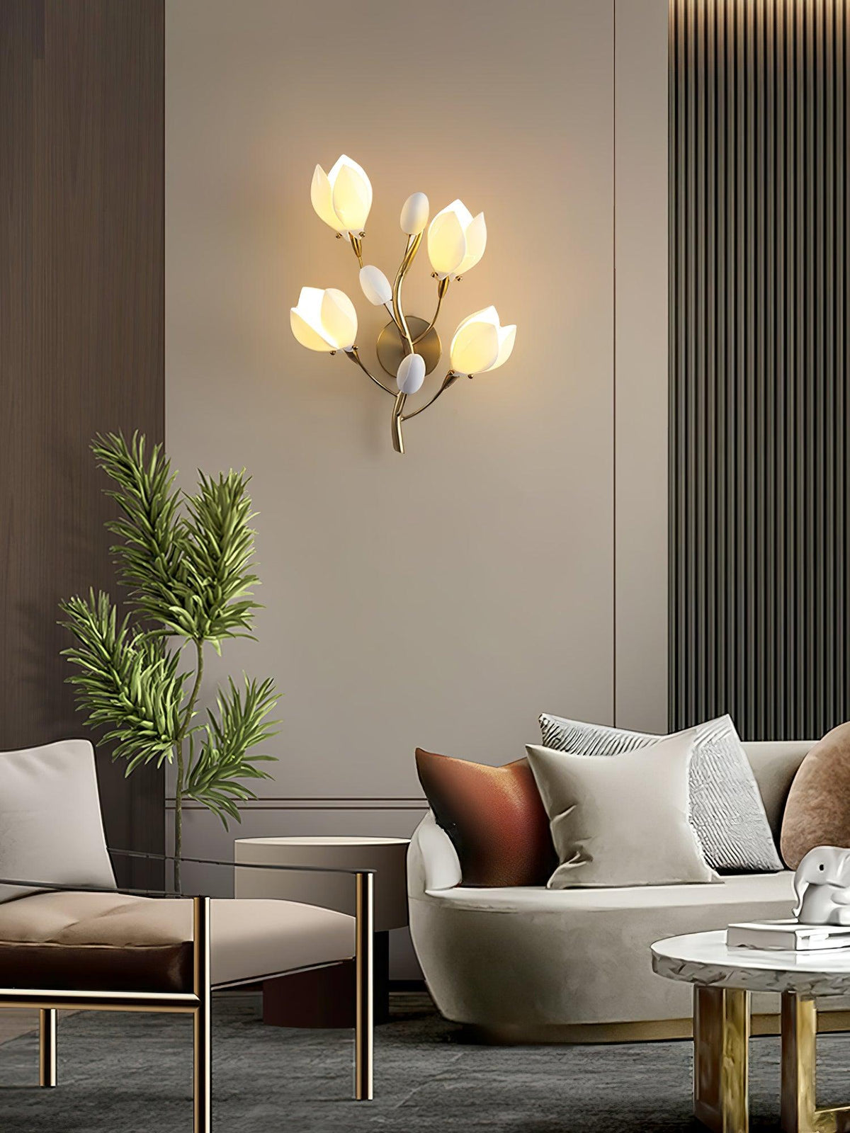Dirixa Magnolia Elegance -keraaminen seinävalaisin
