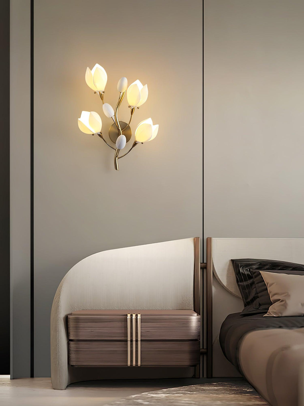 Dirixa Magnolia Elegance -keraaminen seinävalaisin