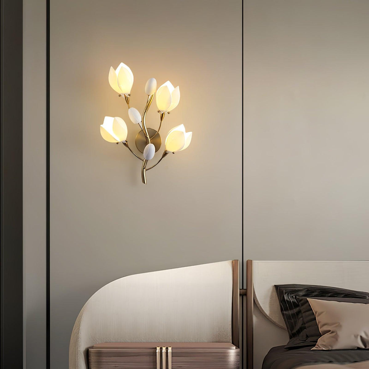 Dirixa Magnolia Elegance -keraaminen seinävalaisin
