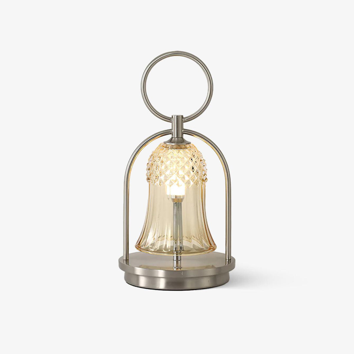 Bell Vintage bordlampe i glas