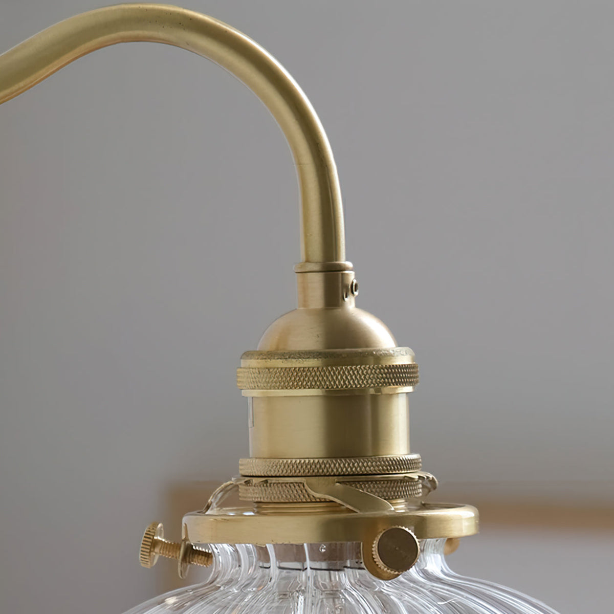 June vintagevägglampa i glas