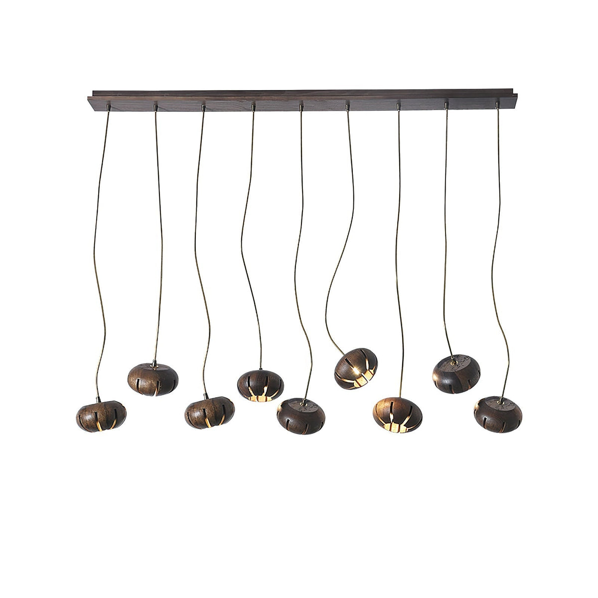 Lustre suspenso escultural em conjunto de mármore Zasorir