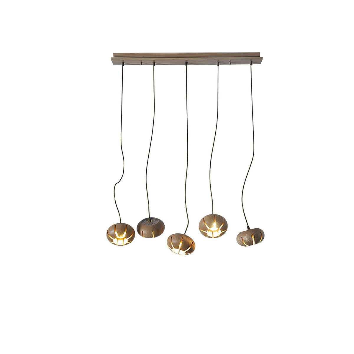 Lustre suspenso escultural em conjunto de mármore Zasorir