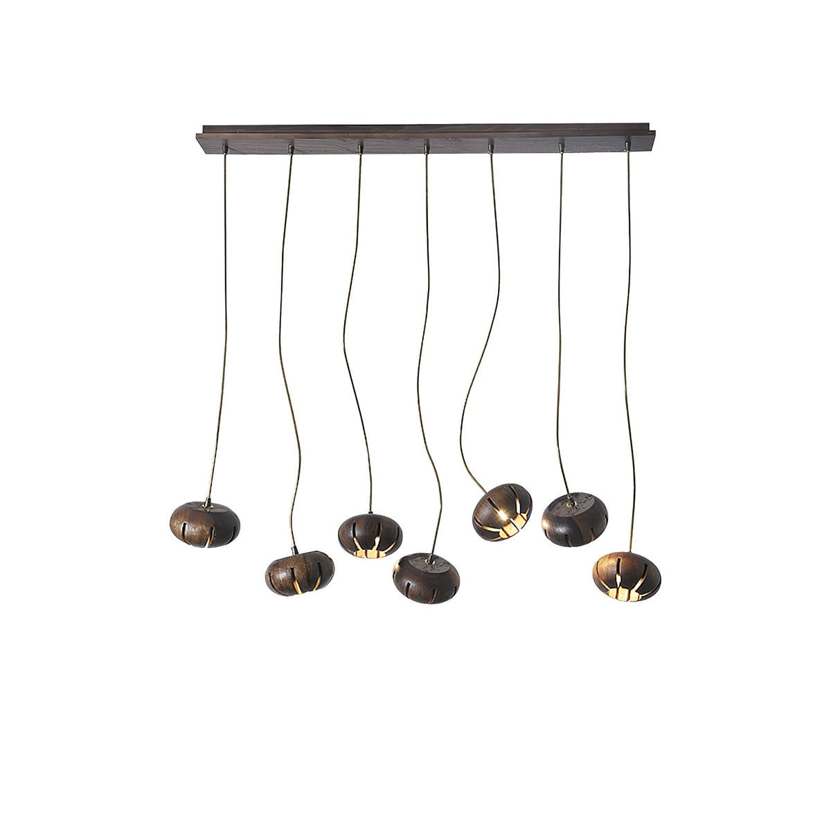Lustre suspenso escultural em conjunto de mármore Zasorir