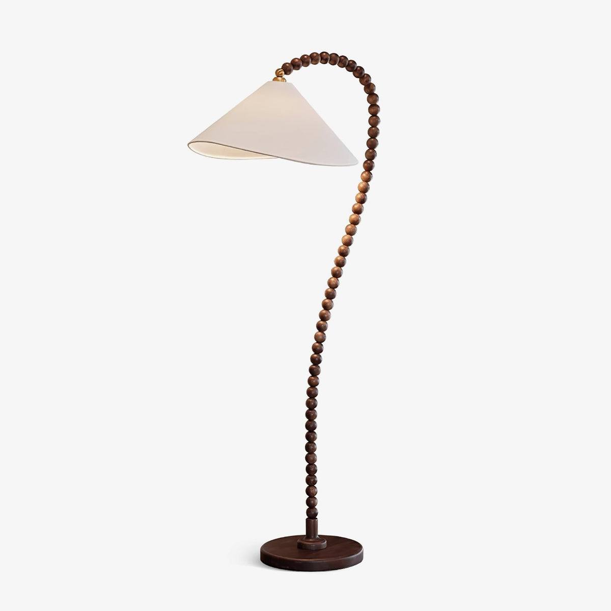 Nadia moderne gulvlampe i træ