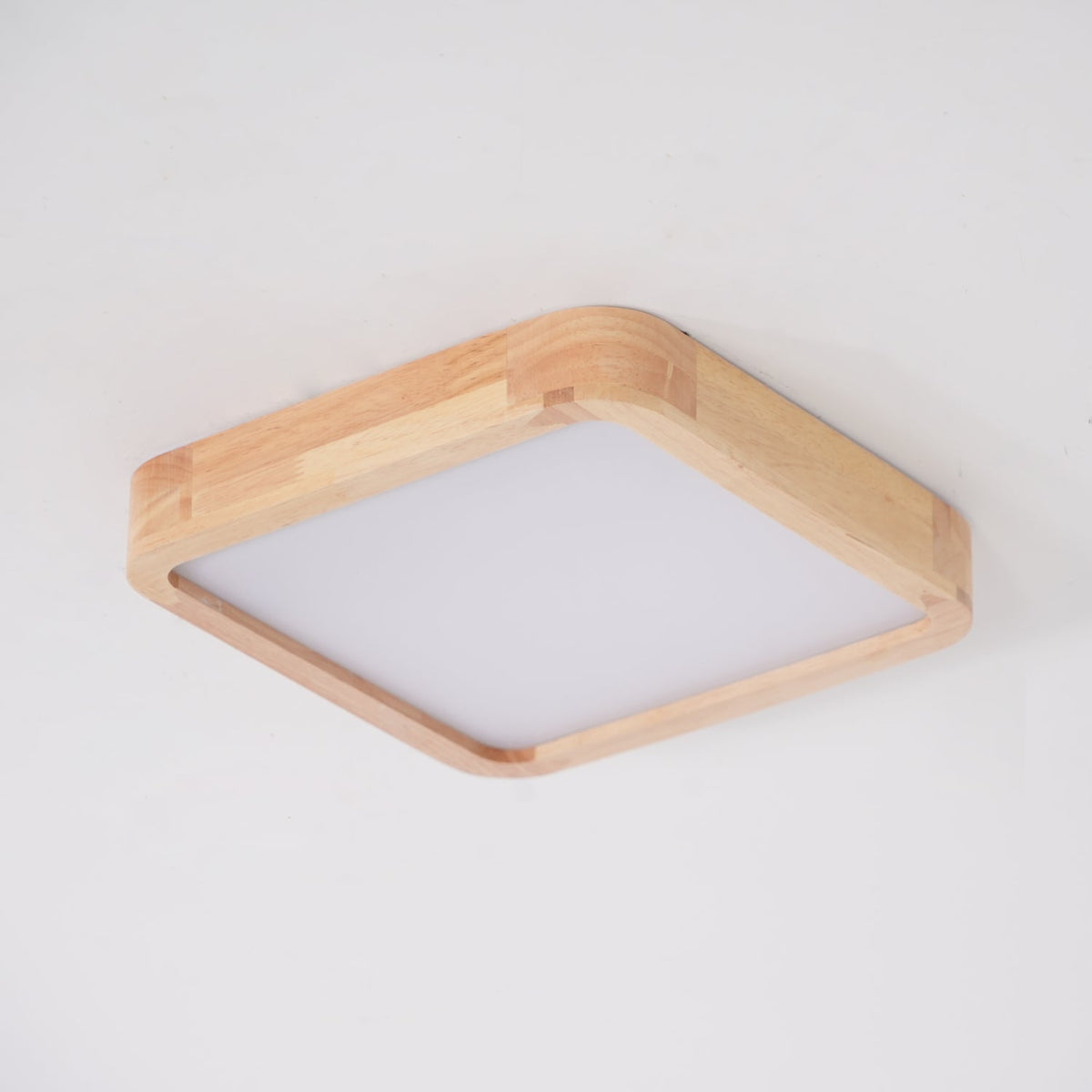 Hano geometrisk loftslampe i træ