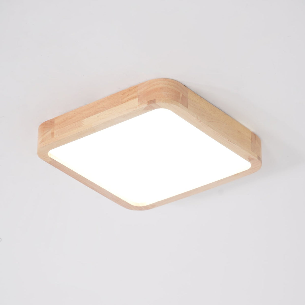 Hano geometrisk loftslampe i træ