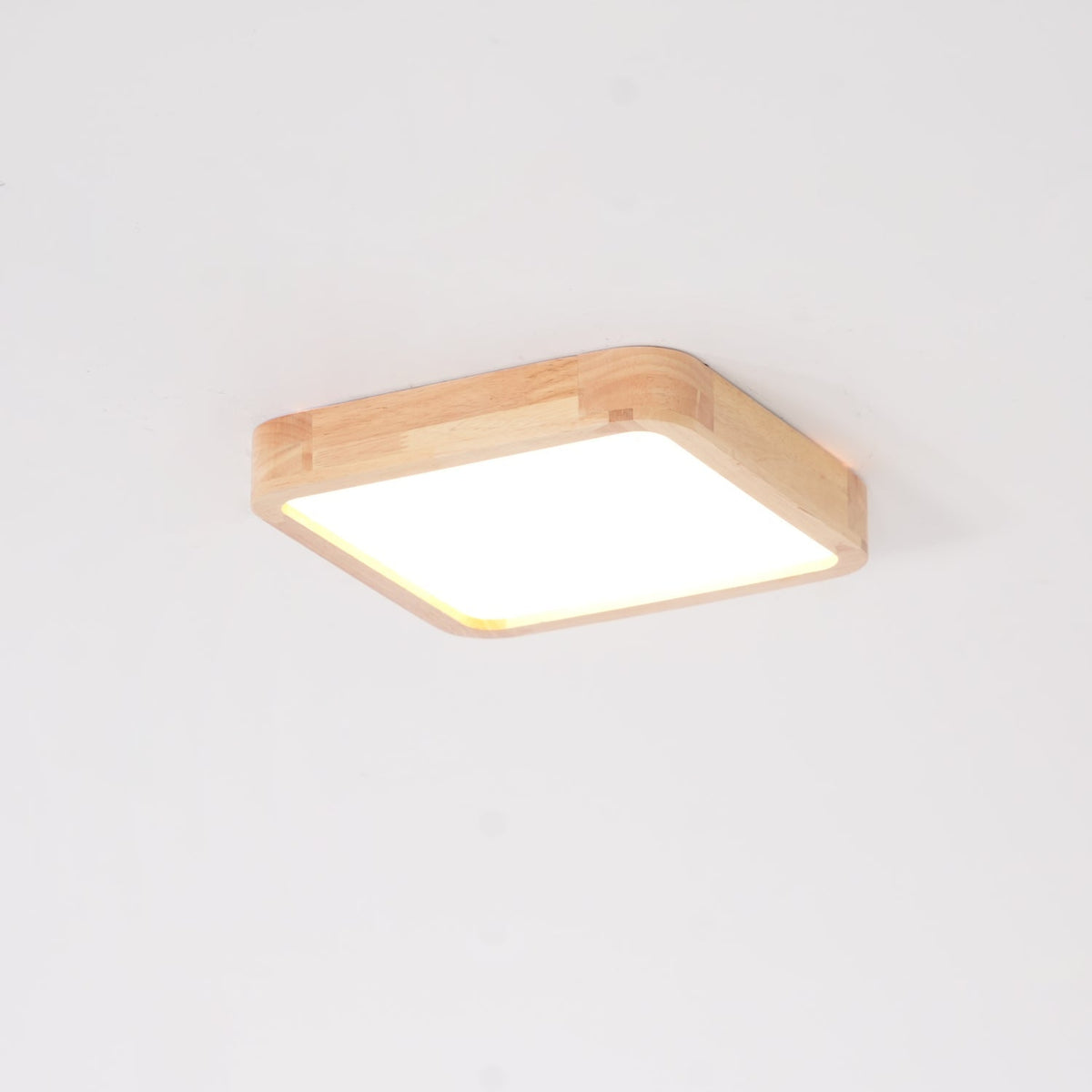 Hano geometrisk loftslampe i træ