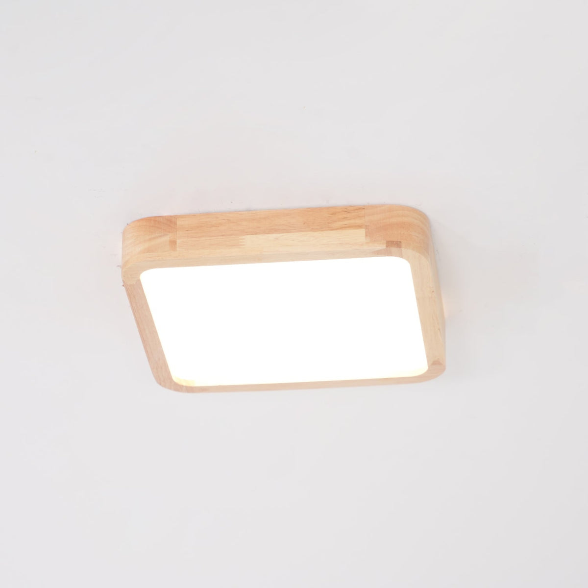 Hano geometrisk loftslampe i træ