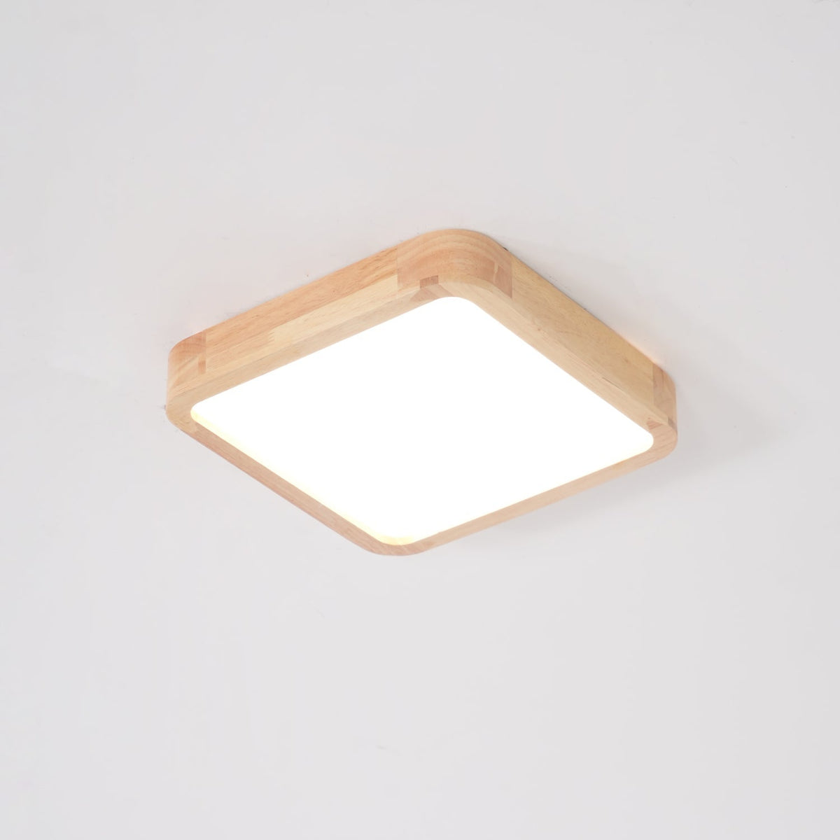 Hano geometrisk loftslampe i træ