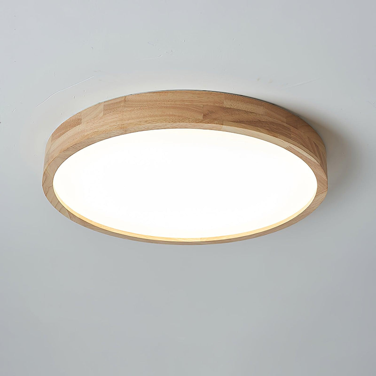 Hano geometrisk loftslampe i træ