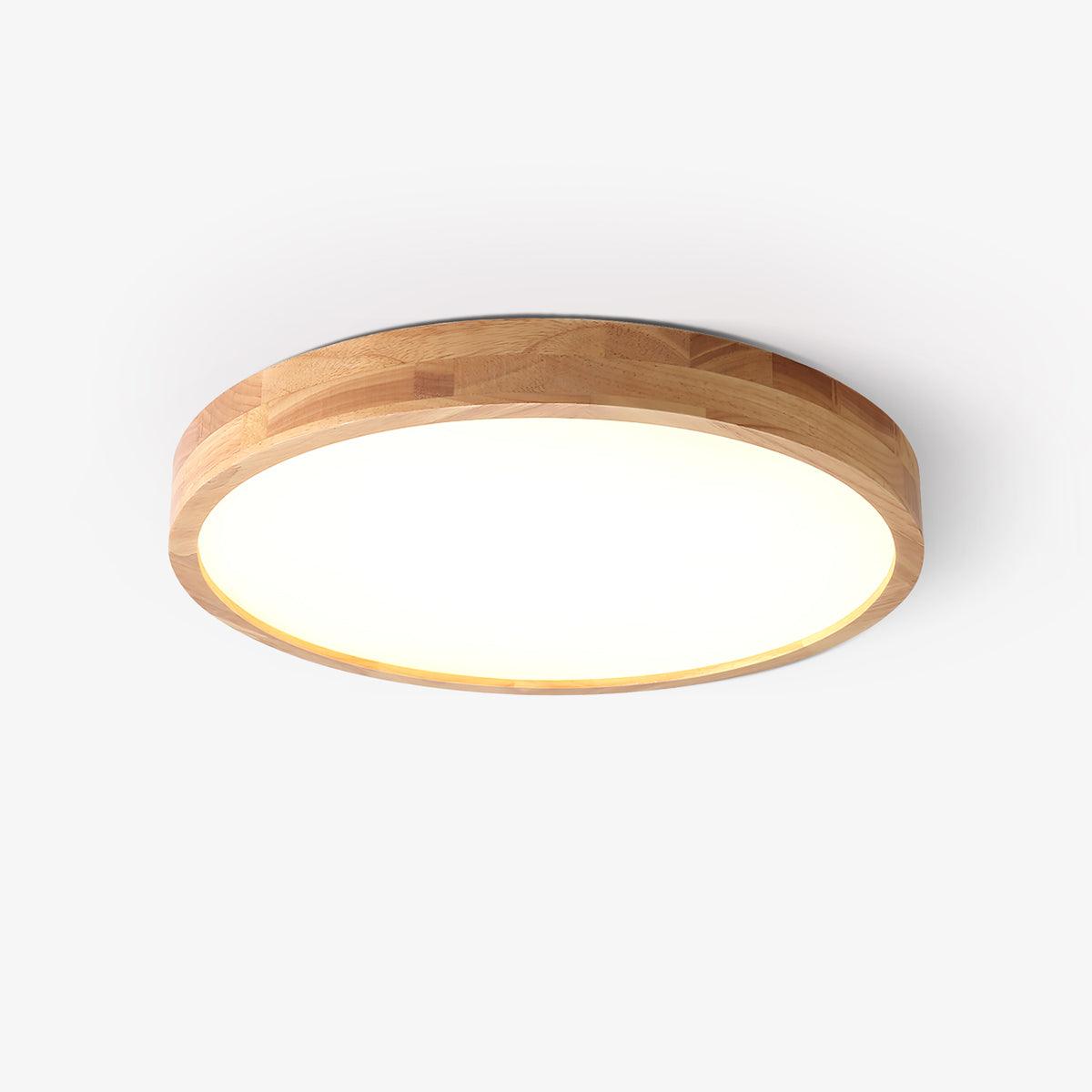 Hano geometrisk loftslampe i træ