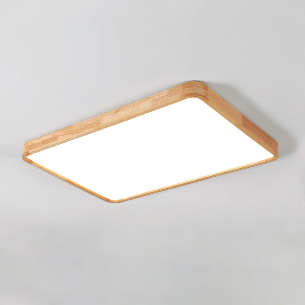 Hano geometrisk loftslampe i træ