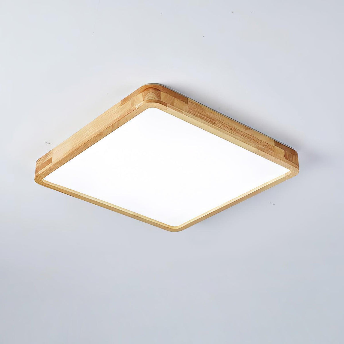 Hano geometrisk loftslampe i træ