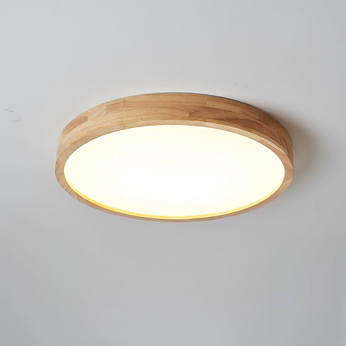 Hano geometrisk loftslampe i træ