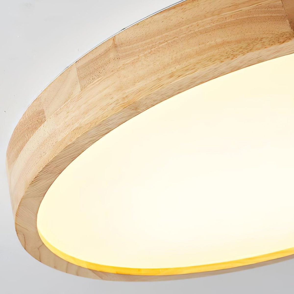 Hano geometrisk loftslampe i træ
