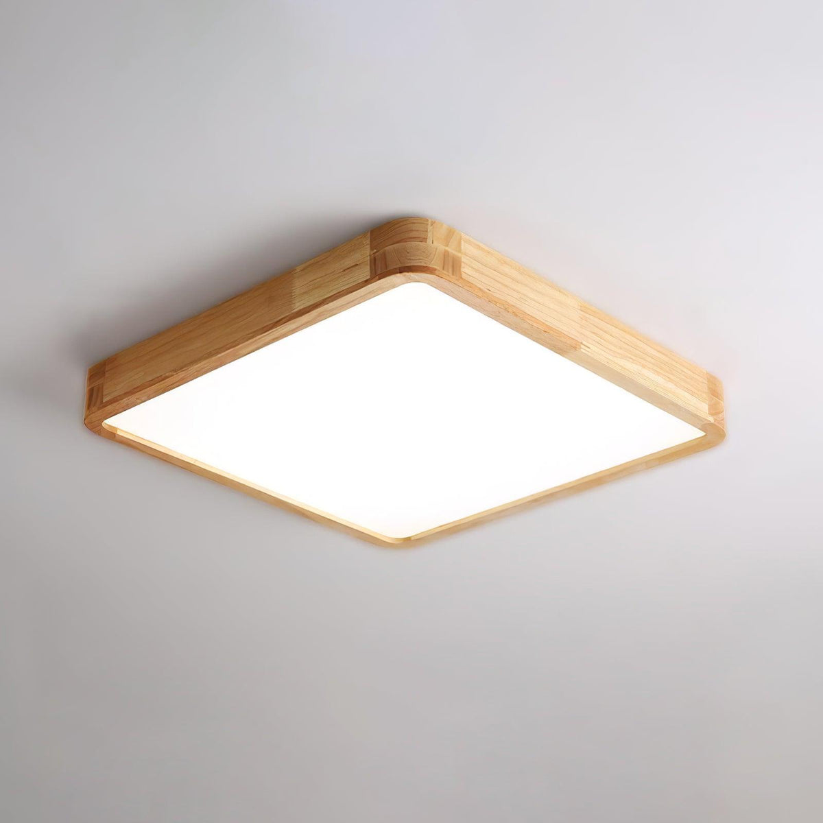 Hano geometrisk loftslampe i træ