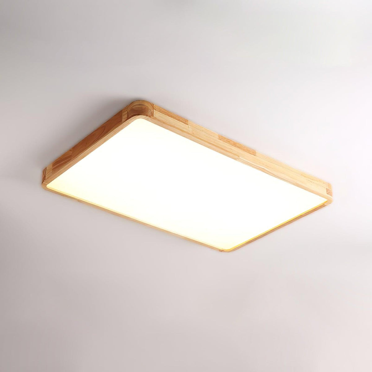 Hano geometrisk loftslampe i træ