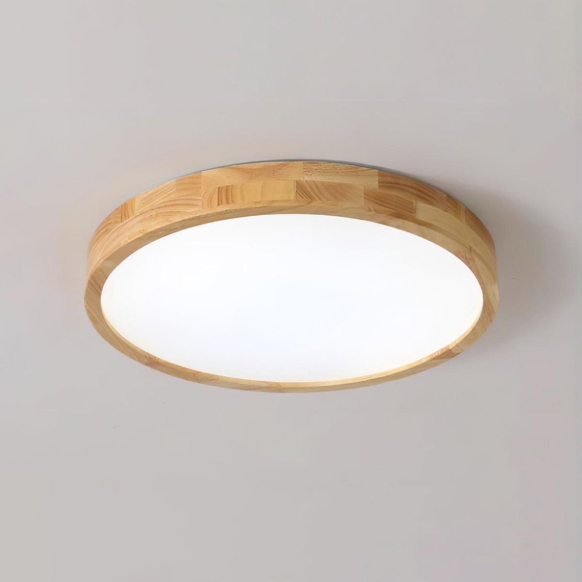 Hano geometrisk loftslampe i træ