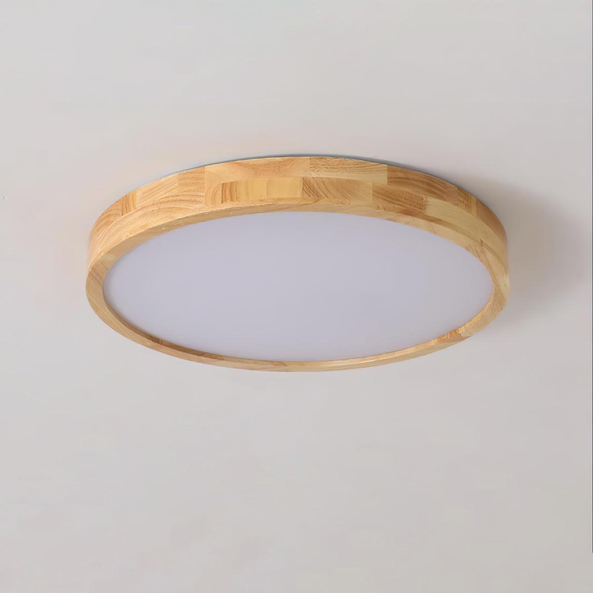 Hano geometrisk loftslampe i træ