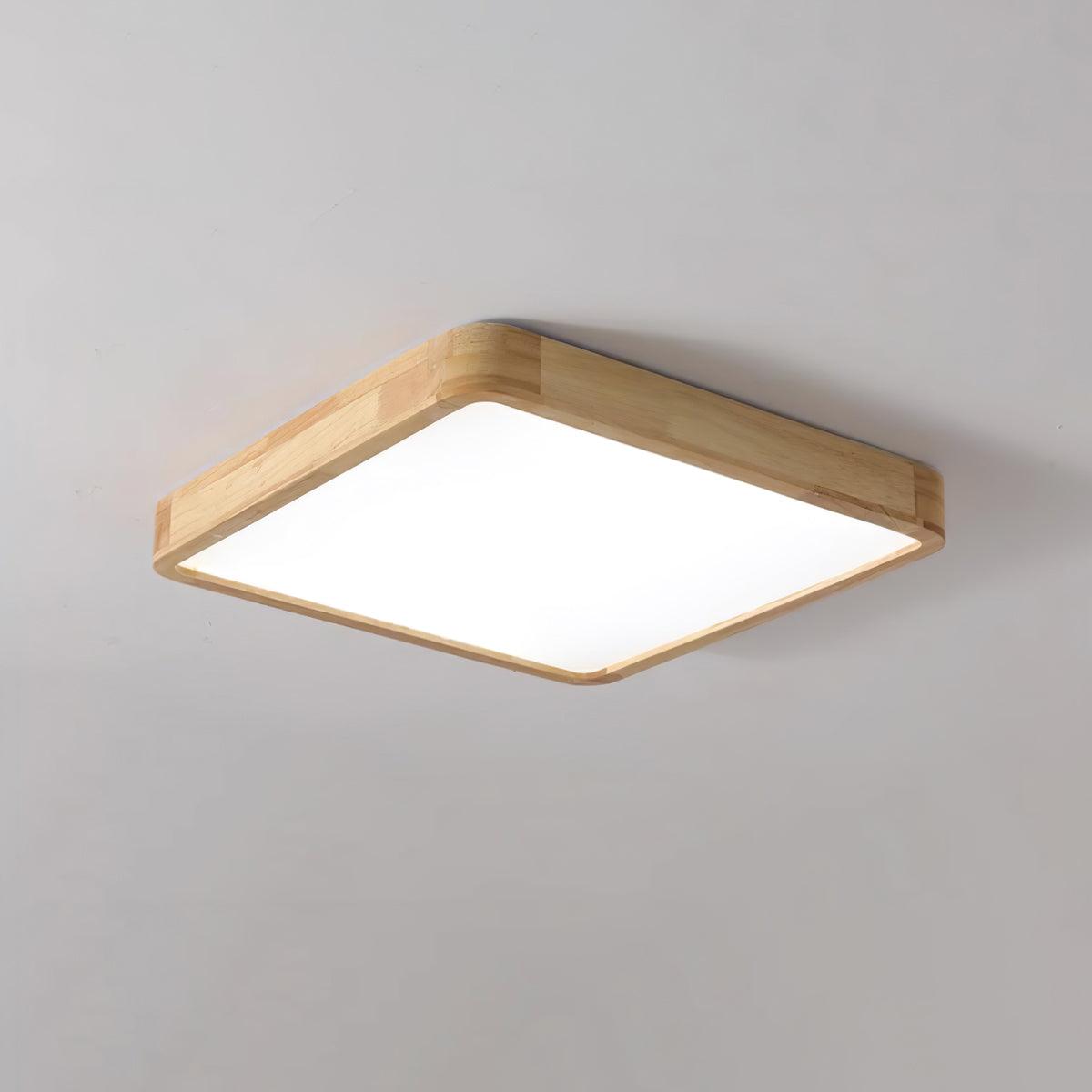 Hano geometrisk loftslampe i træ
