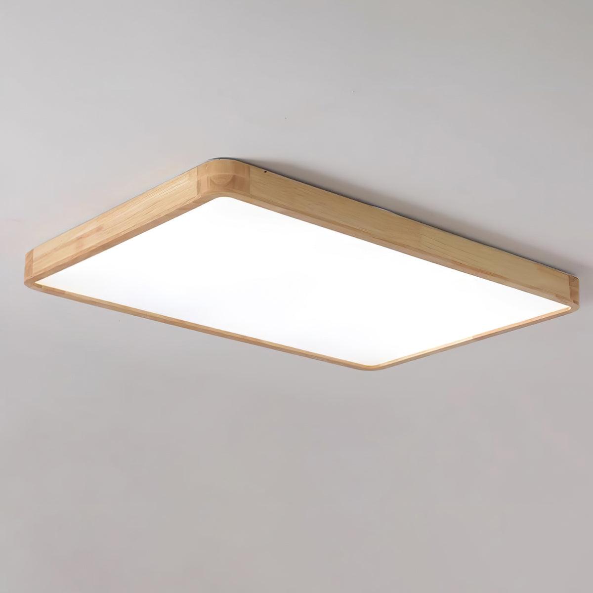 Hano geometrisk loftslampe i træ