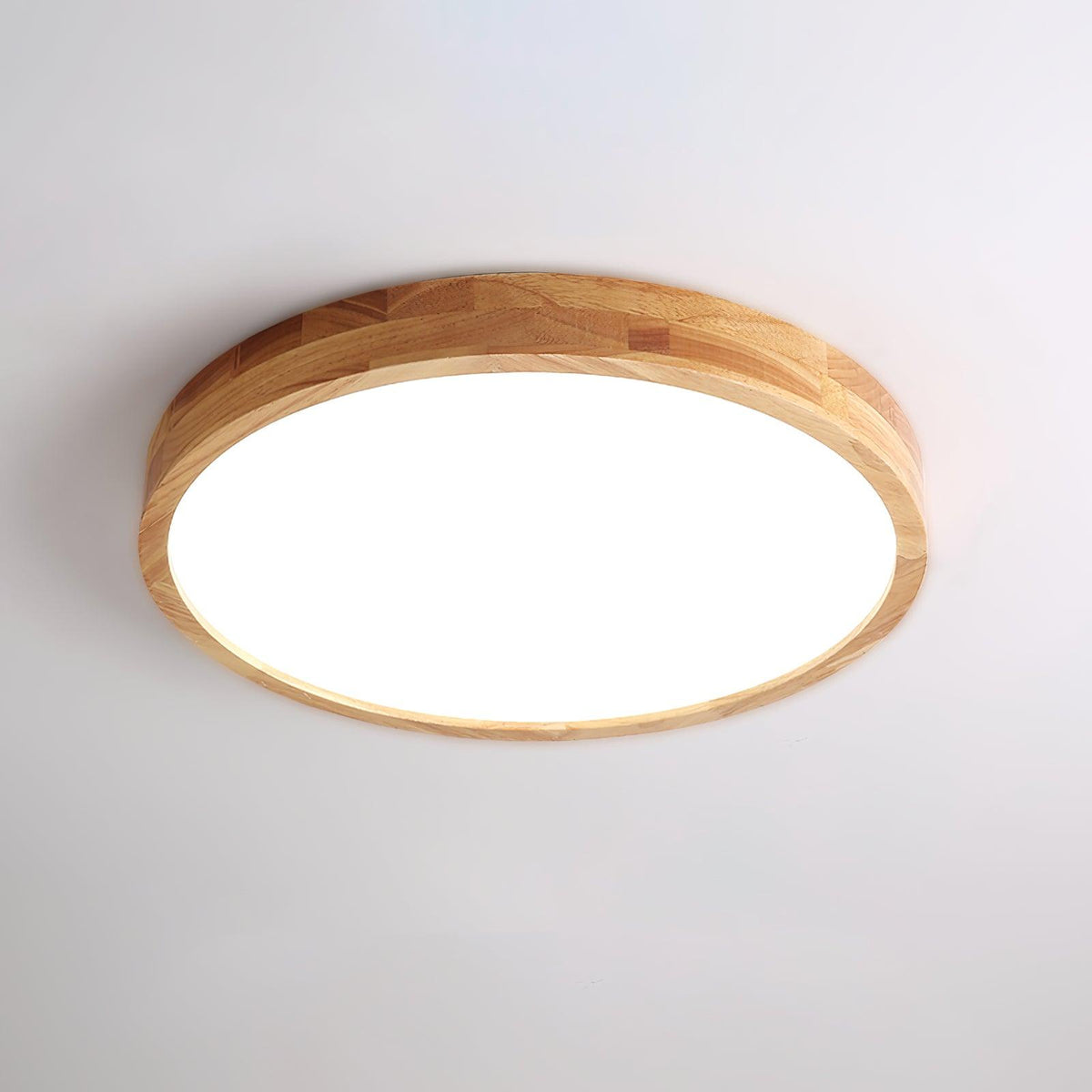 Hano geometrisk loftslampe i træ