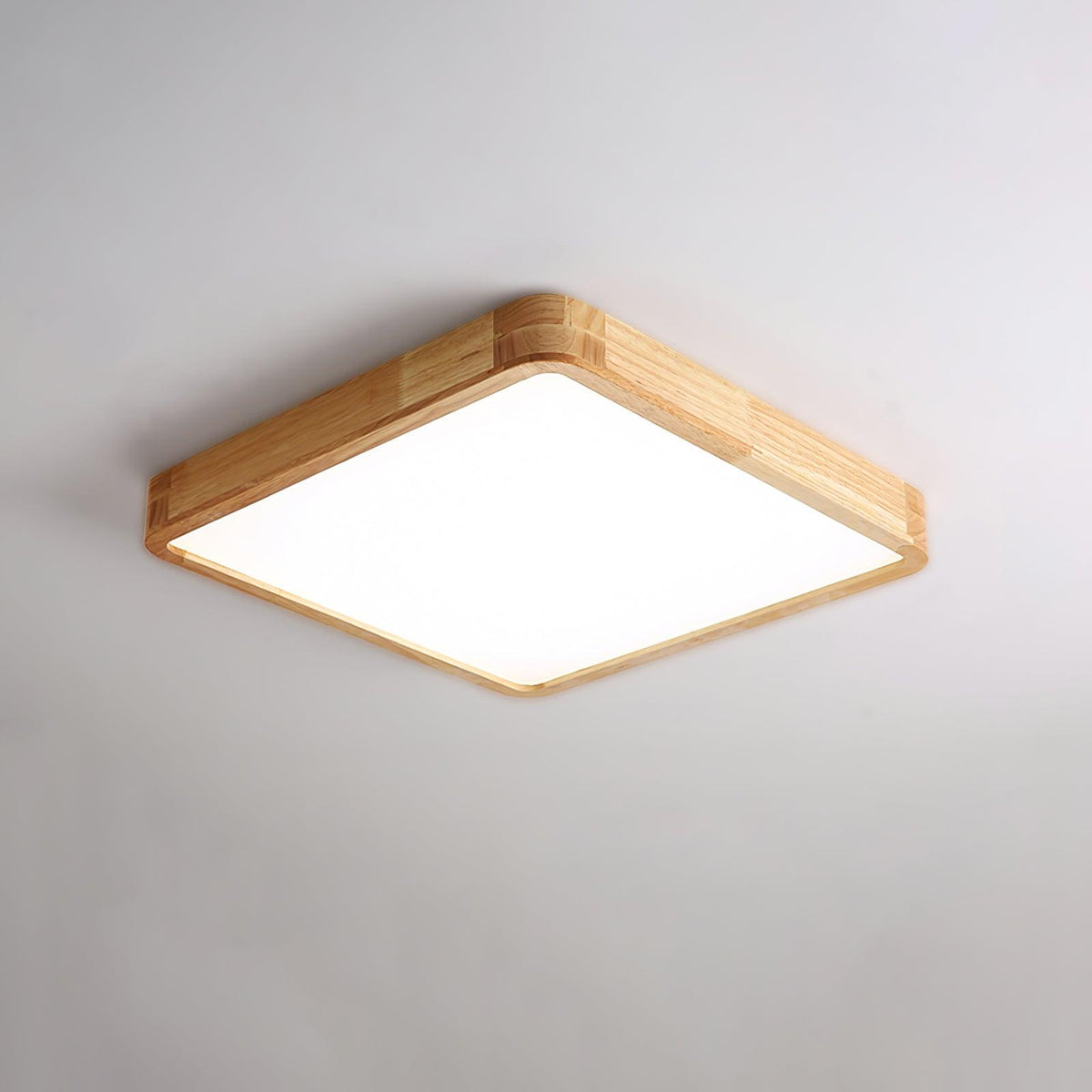 Hano geometrisk loftslampe i træ