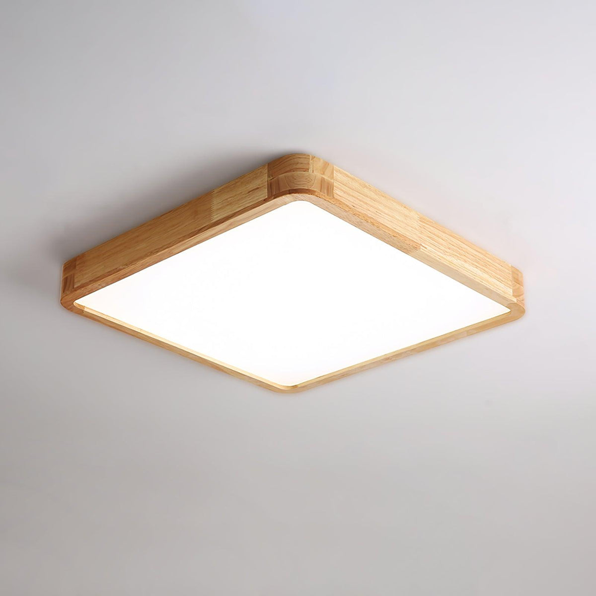 Hano geometrisk loftslampe i træ