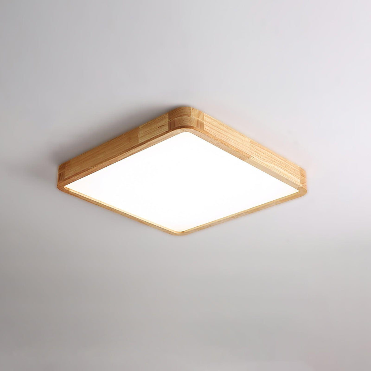 Hano geometrisk loftslampe i træ