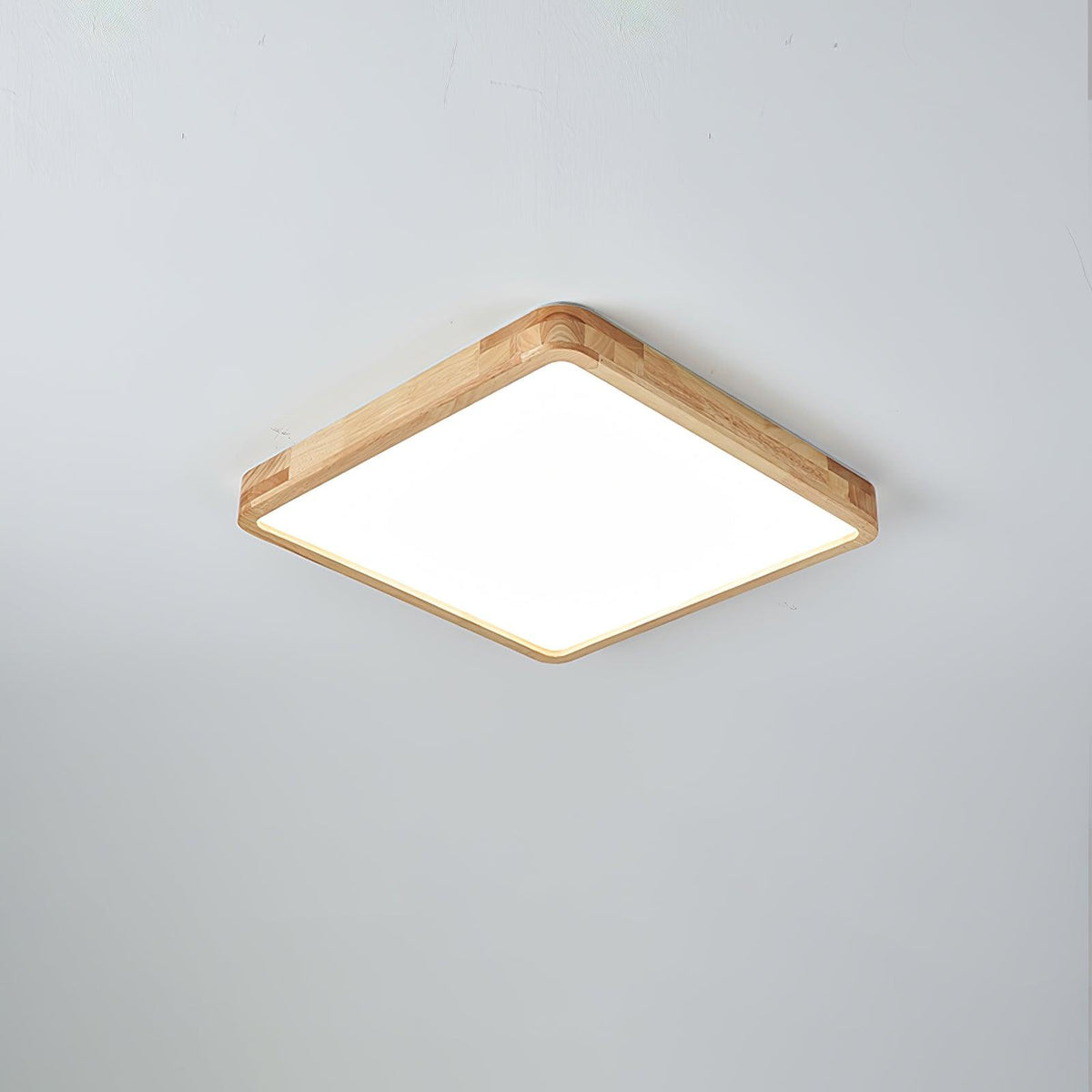 Hano geometrisk loftslampe i træ