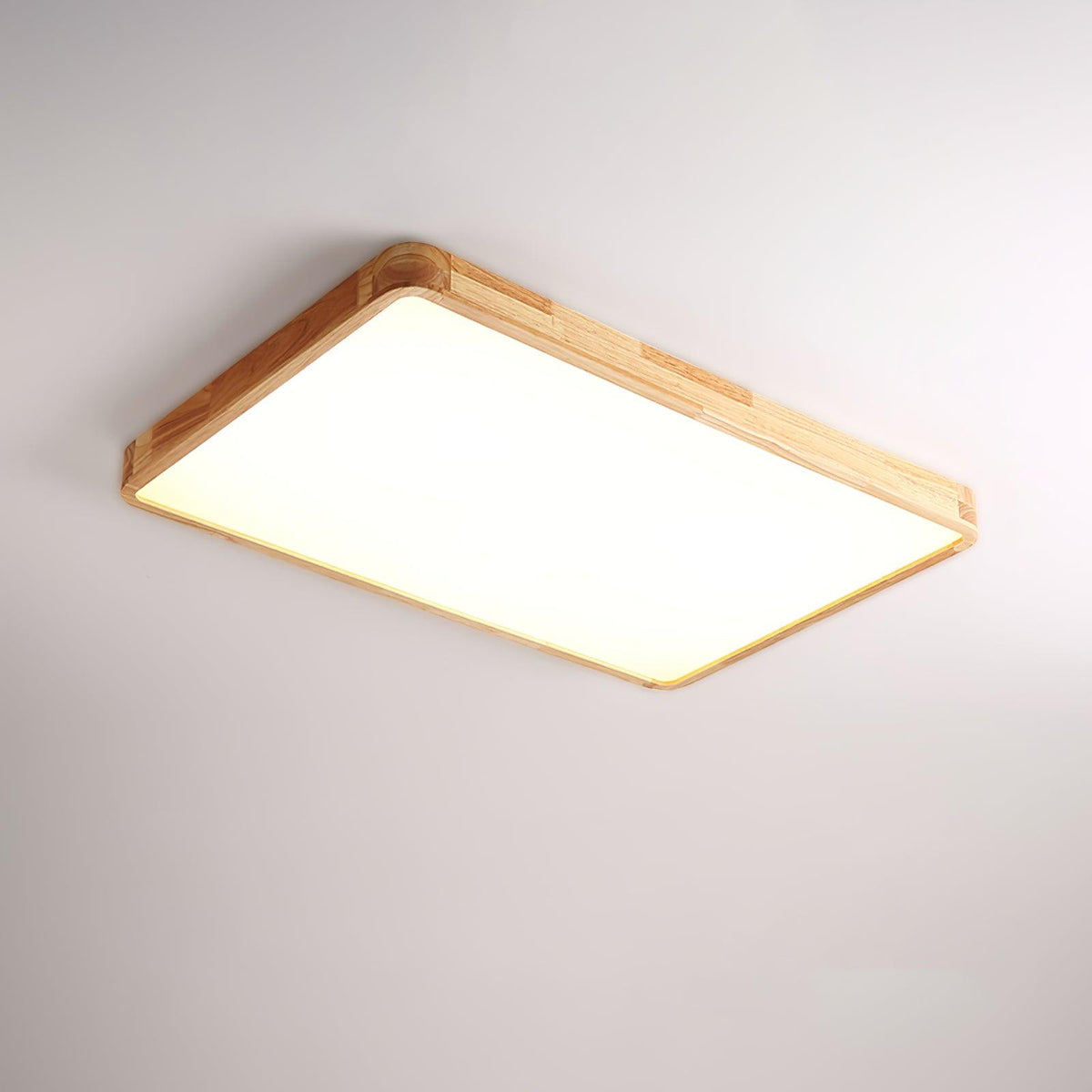 Hano geometrisk loftslampe i træ