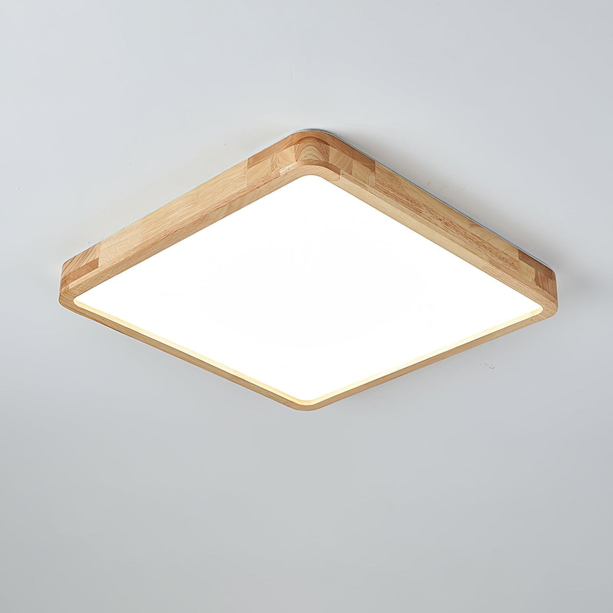 Hano geometrisk loftslampe i træ