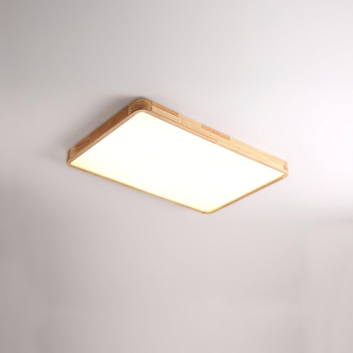 Hano geometrisk loftslampe i træ