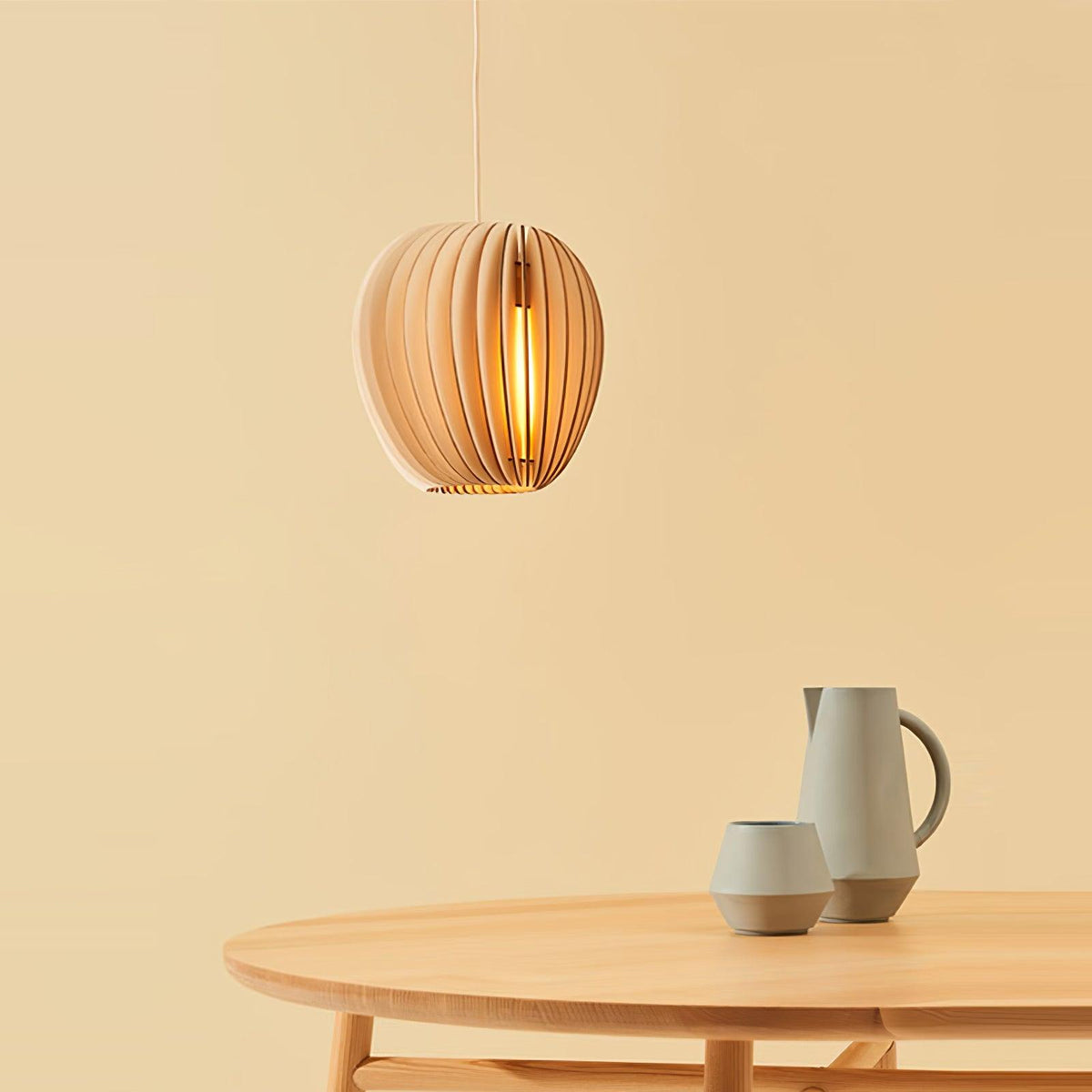 Jior Elegance Unique Orb-pendel i træ