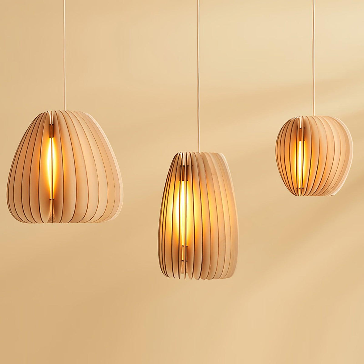 Jior Elegance Unique Orb-pendel i træ