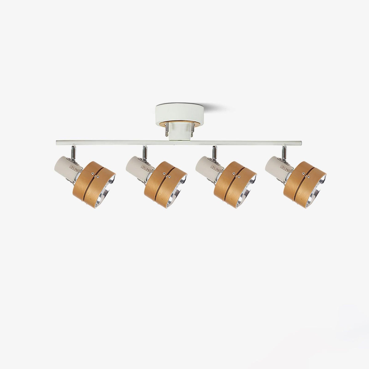 Elsorila elegant justerbar spot-loftlampe i træ