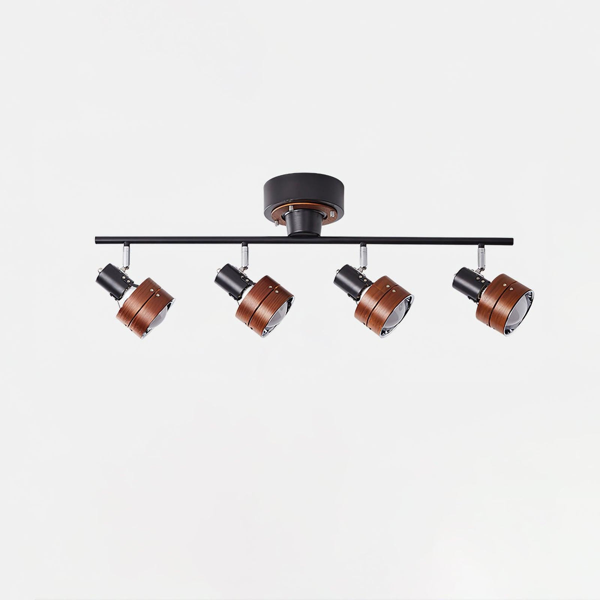Elsorila elegant justerbar spot-loftlampe i træ