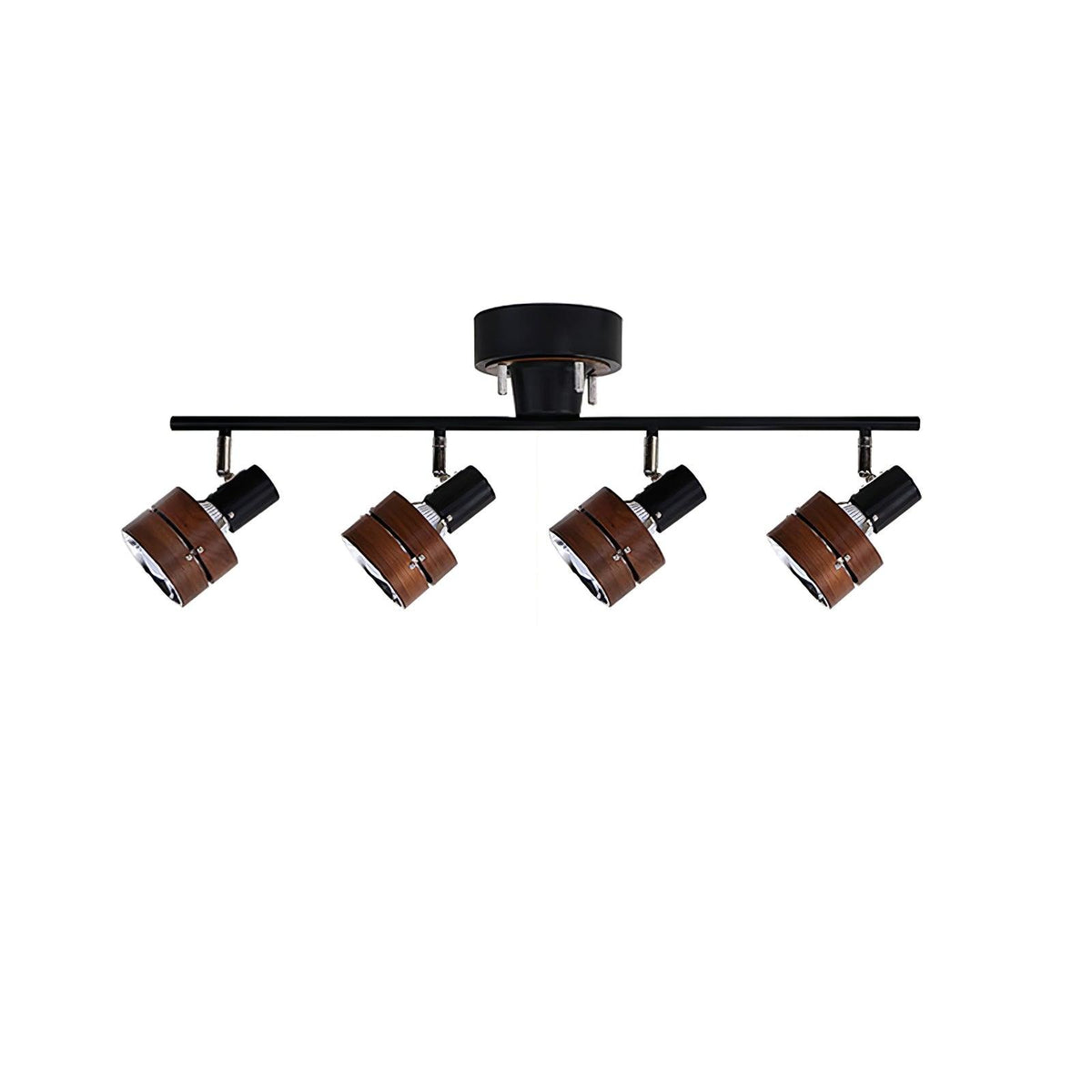 Elsorila elegant justerbar spot-loftlampe i træ