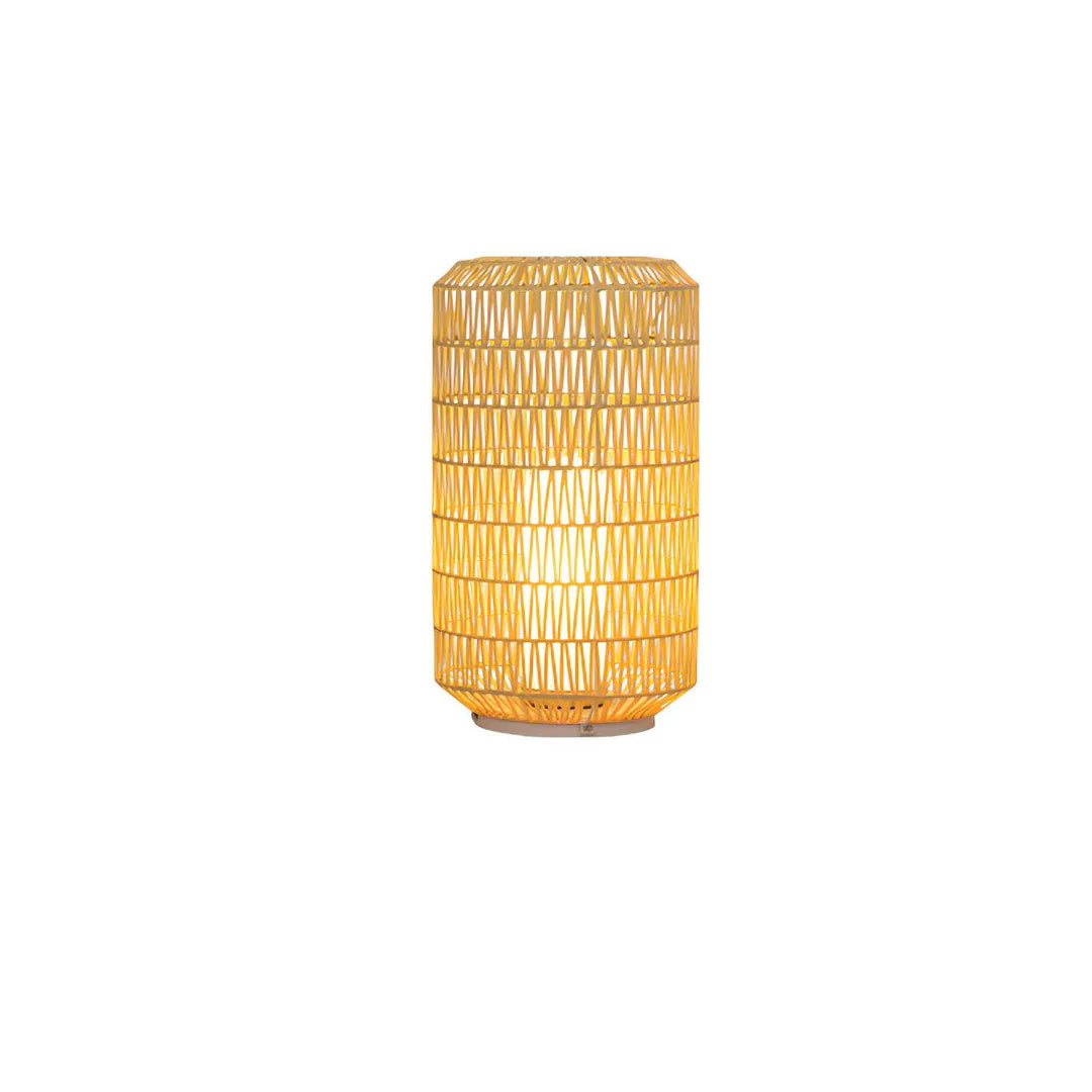 Candeeiro de exterior em rattan entrançado