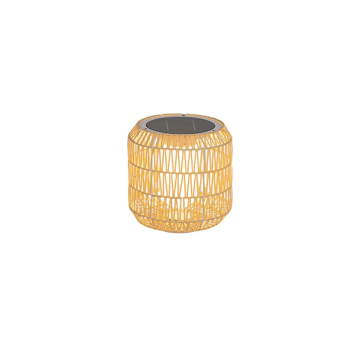 Candeeiro de exterior em rattan entrançado
