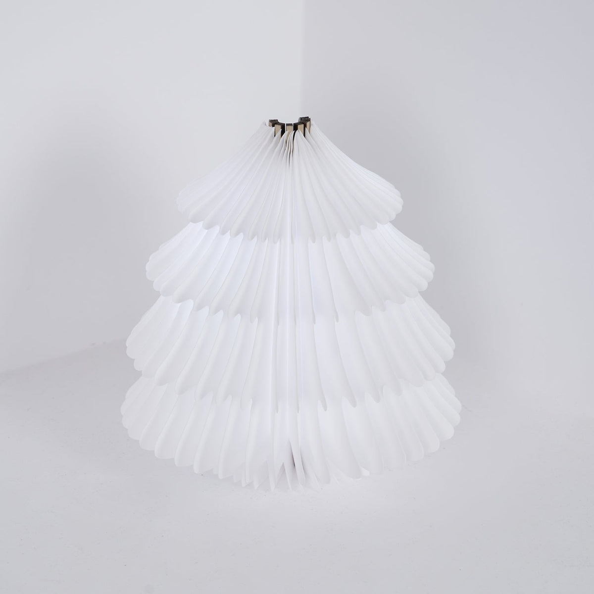 Sammenklappelig juletræs-bordlampe