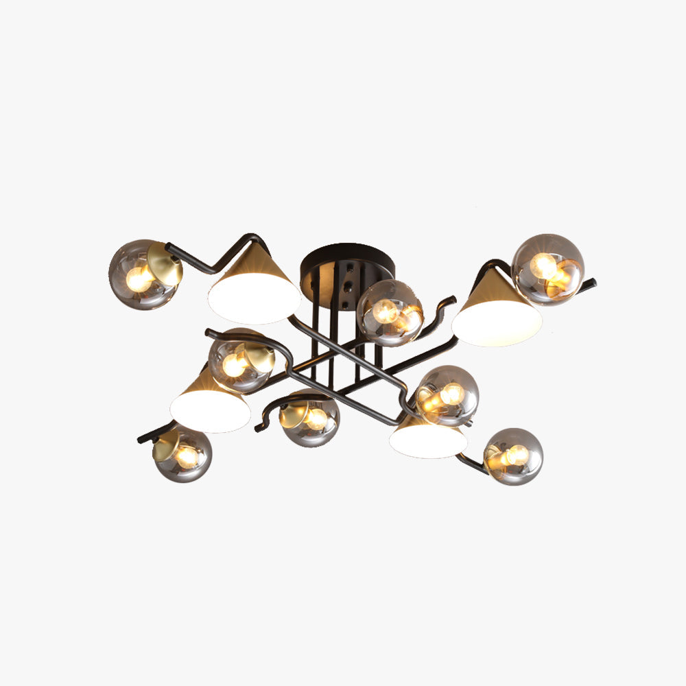 Arisha Design LED-kattovalaisin, makuuhuoneeseen/olohuoneeseen